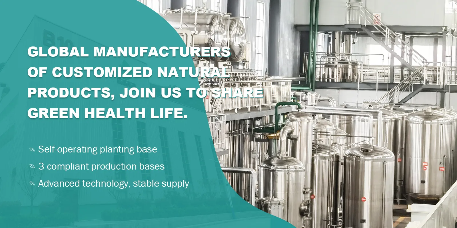 Plant extract factory - Botanical Cube